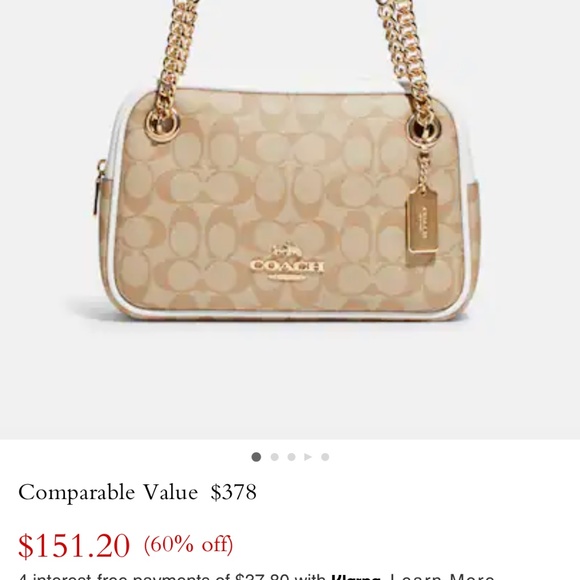 Coach Handbags - The Cammie Chain Shoulder Bag In Signature Canva